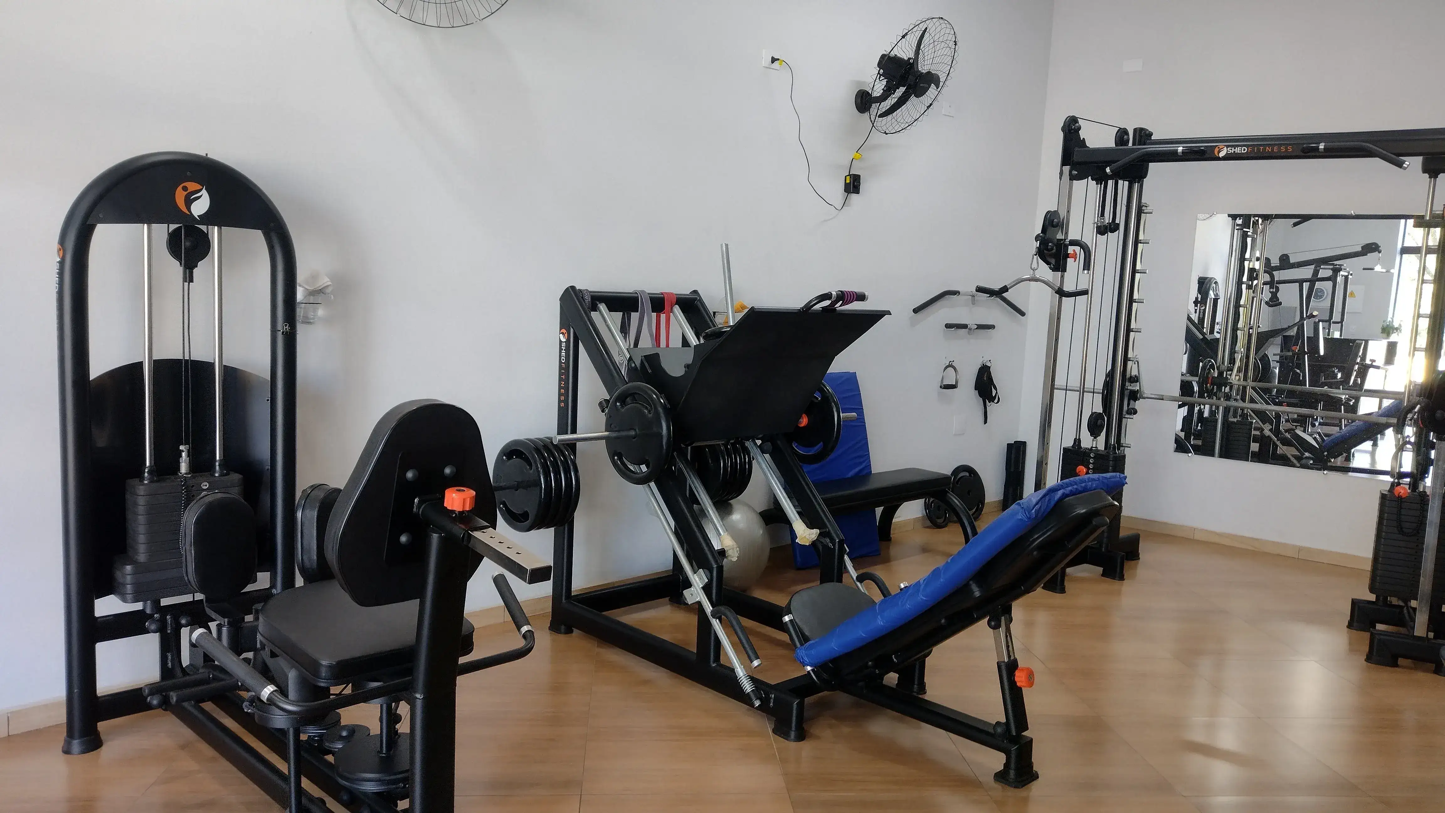 Espaço para musculação